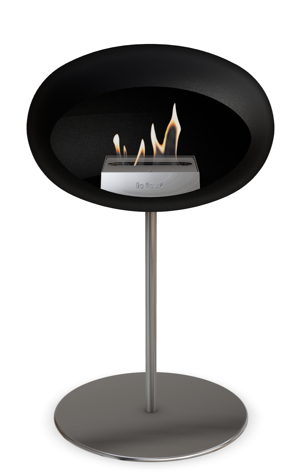 Steel Low Dome Black