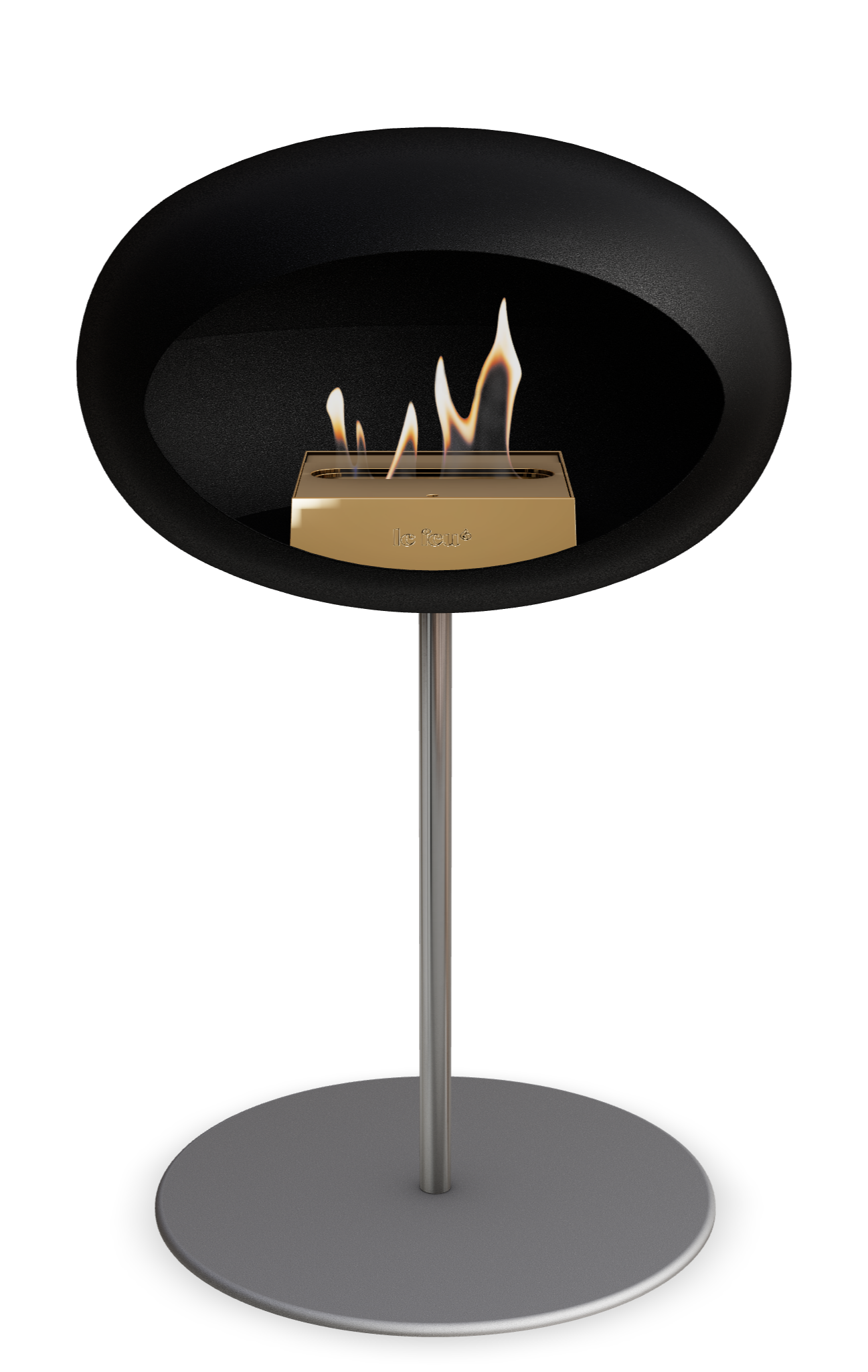 Steel Low Dome Black