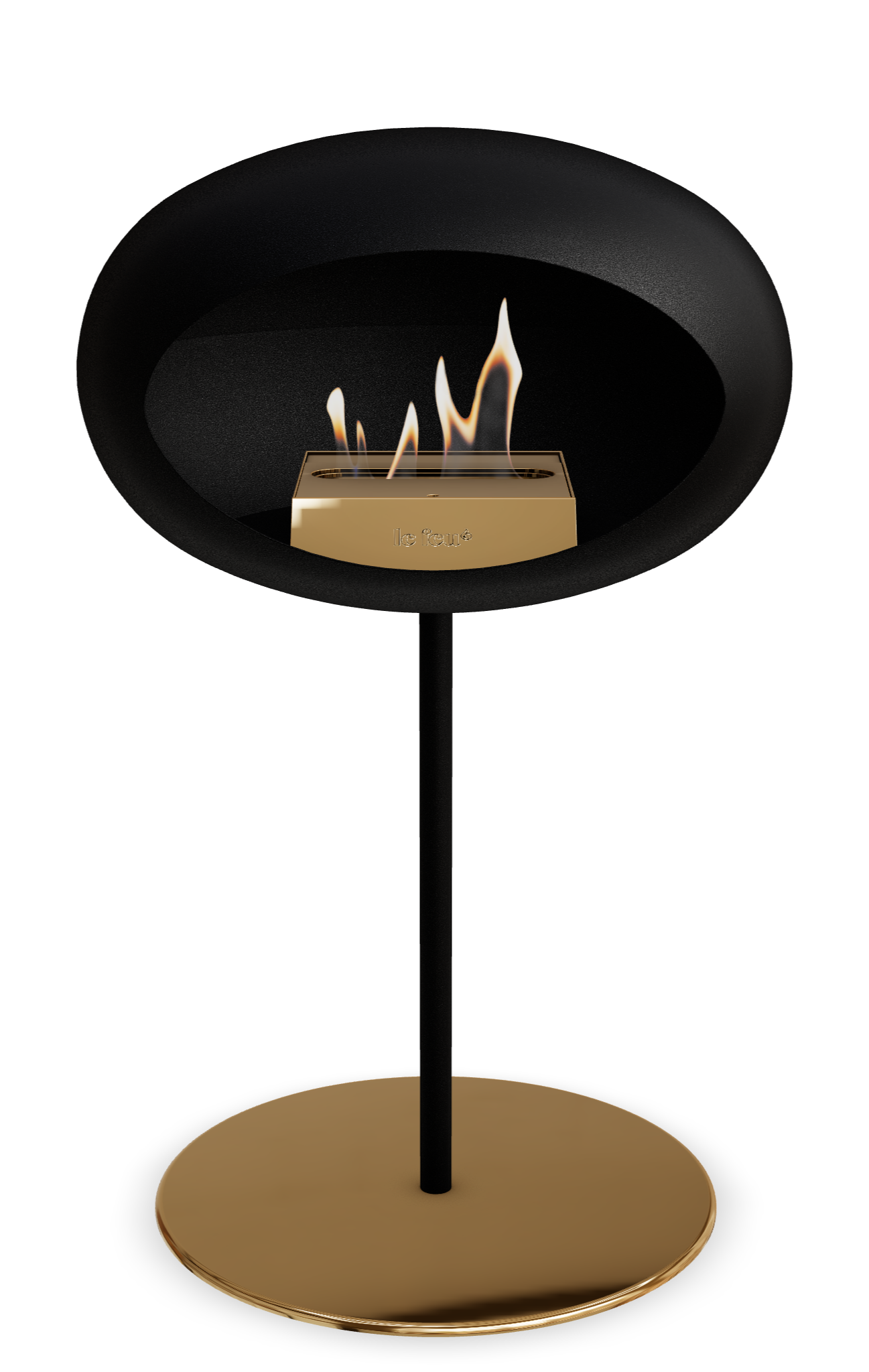Steel Low Dome Black