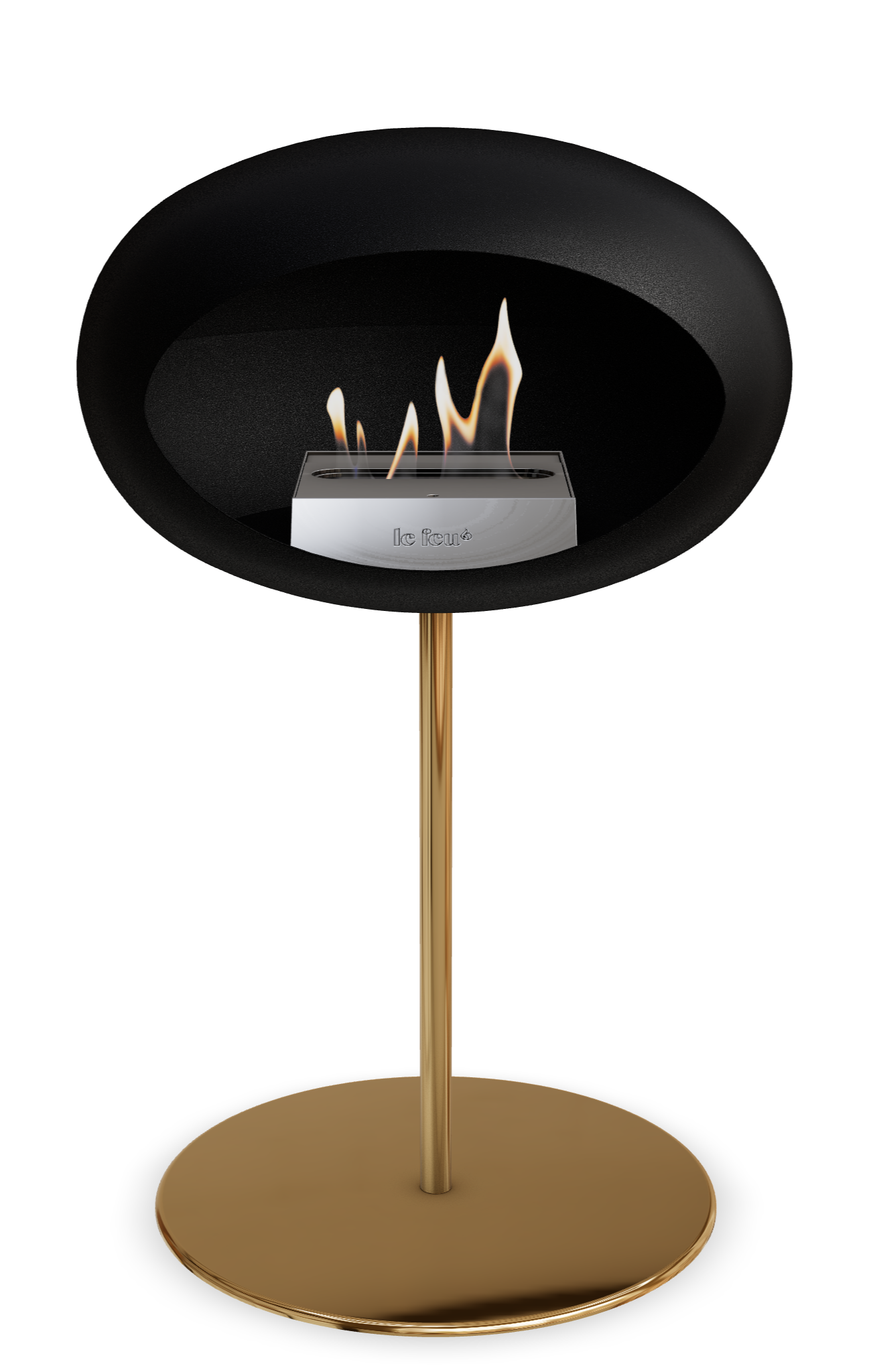 Steel Low Dome Black