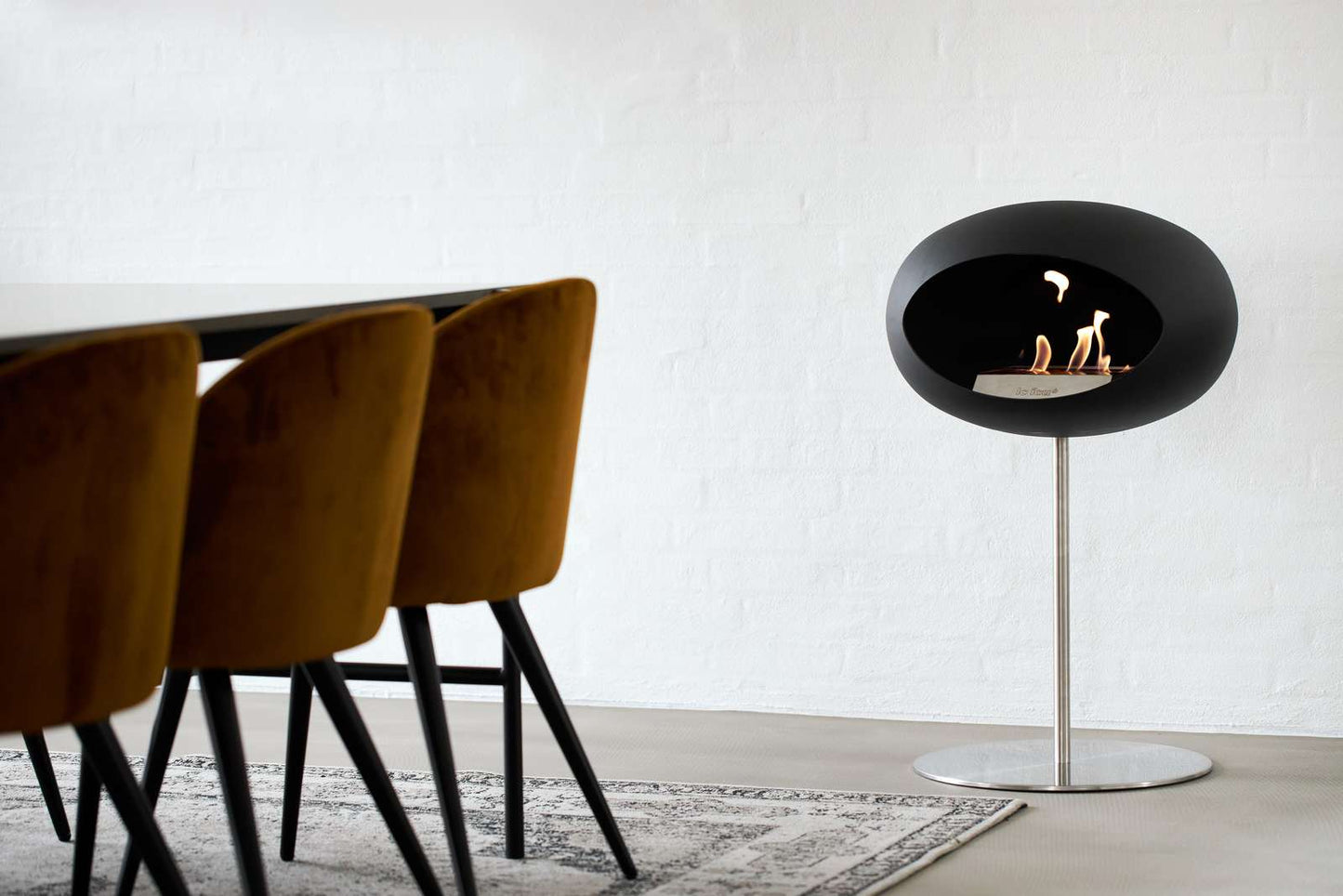 Steel Low Dome Black