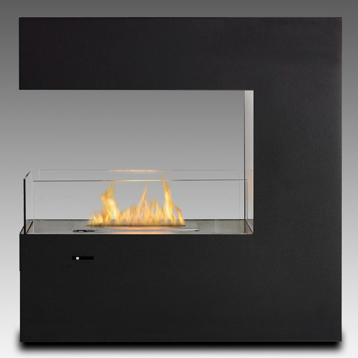 Eco-Feu Paramount – Freestanding Ethanol Fireplace | Room-Dividing Flame